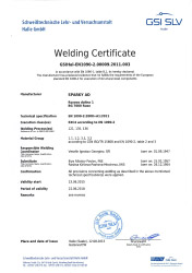 Welding Certificate